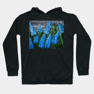 Some blue wildflowers Hoodie